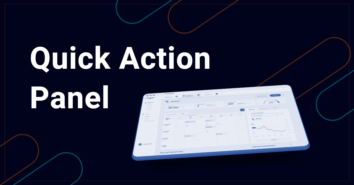 Discover our new Quick Action Panel in the Dashboard